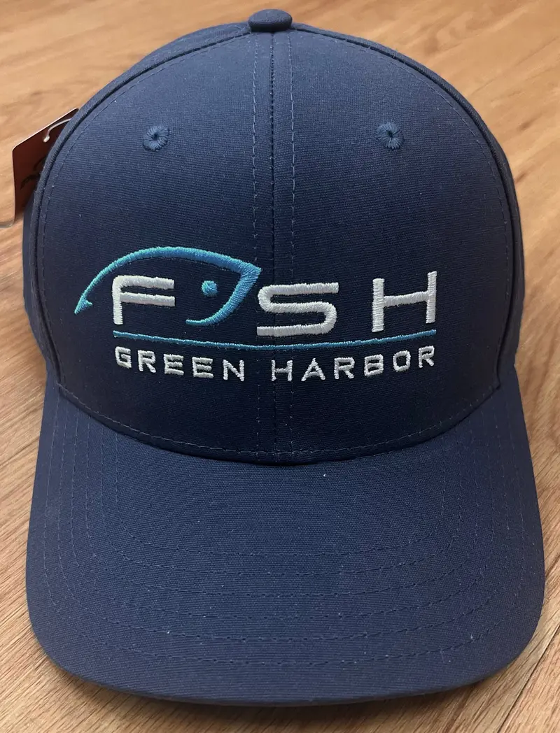 Fish Green Harbor Waxed Canvas Trucker Cap 1