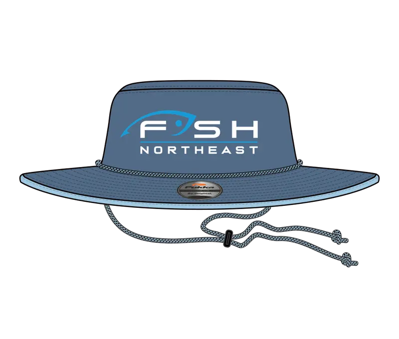Fish Northeast Custom Embroidered Boonie Hat 1