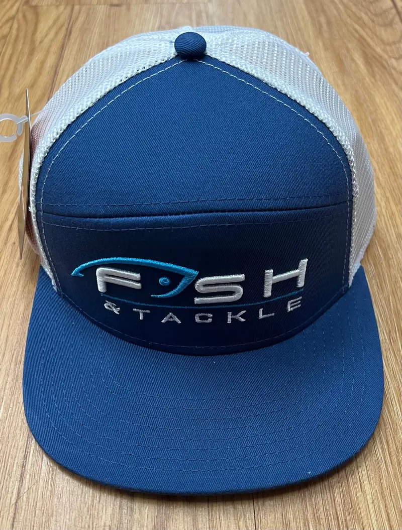 Fish & Tackle Embroidered Tradesman Cap 1