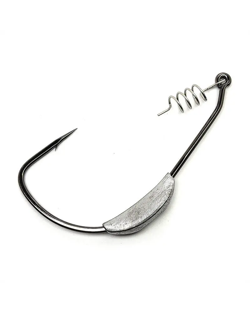 Gamakatsu Spring Lock Monster Weighted Swimbait Hook – Secure Bait Retention (Model 3714) 1