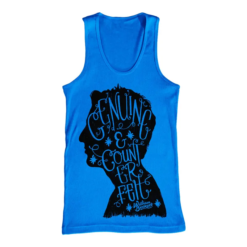 Genuine & Counterfeit Carolina Blue Sleeveless Tank Top 1