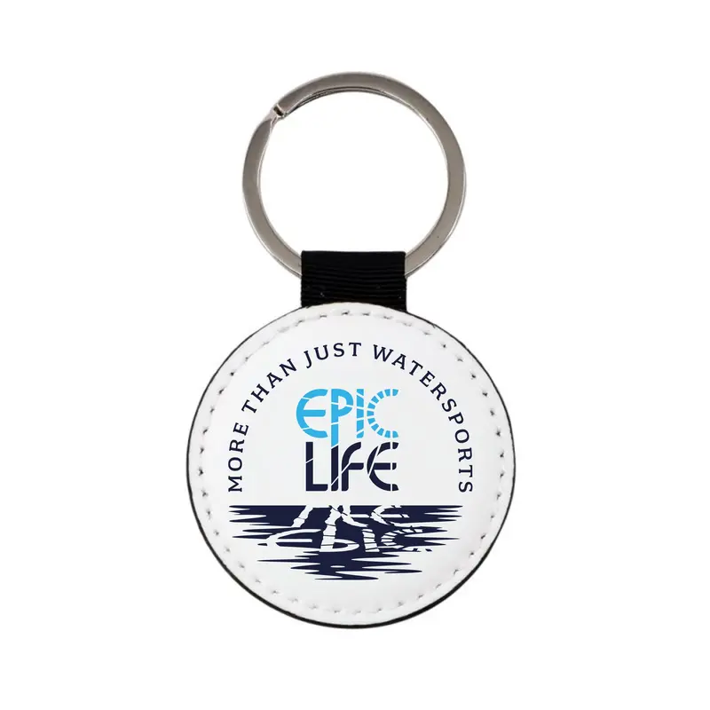 Genuine Leather Keyring – Handcrafted & Minimalist Design 1