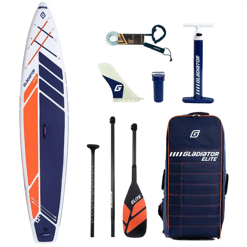 Gladiator Elite 12'6" X 32" X 5.9" Touring-Focused Inflatable Sup – T Model 1