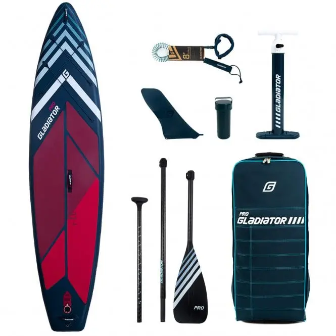 Gladiator Pro 11'4" X 32" X 4.75" Compact Inflatable Sup Board 1