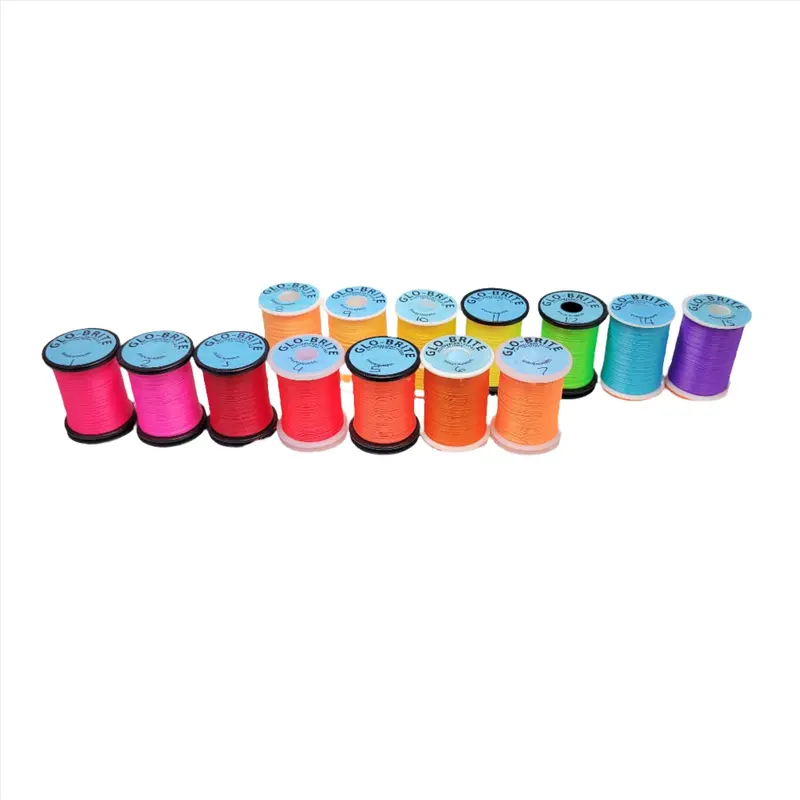 Glo-Brite Fluorescent Floss – High-Visibility Fly Tying Thread 1