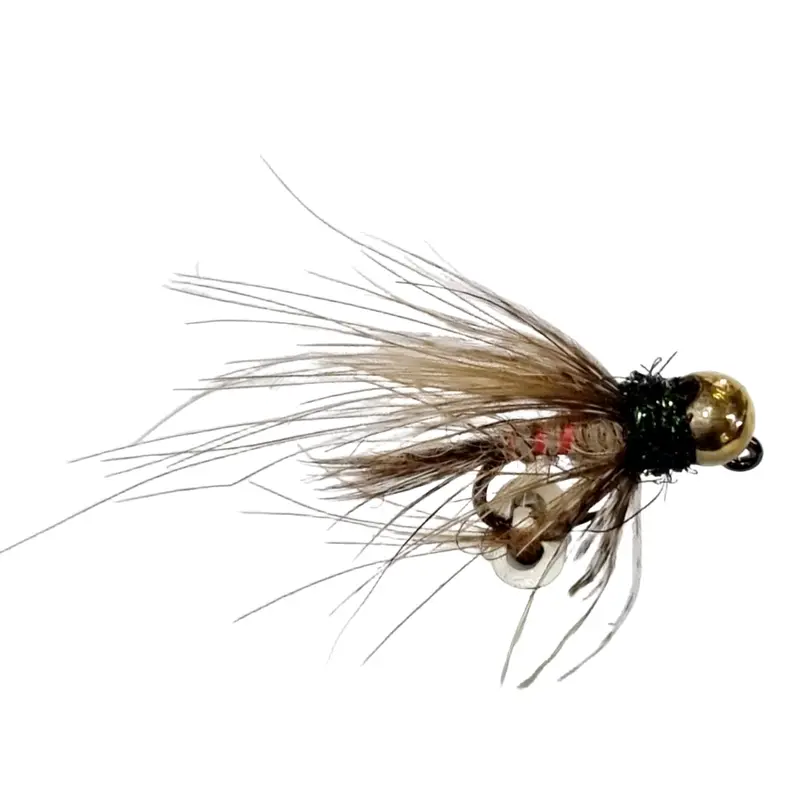 Gold Bead Head Hare & Partridge Jig Flies – Tungsten Weighted (6-Pack) 1