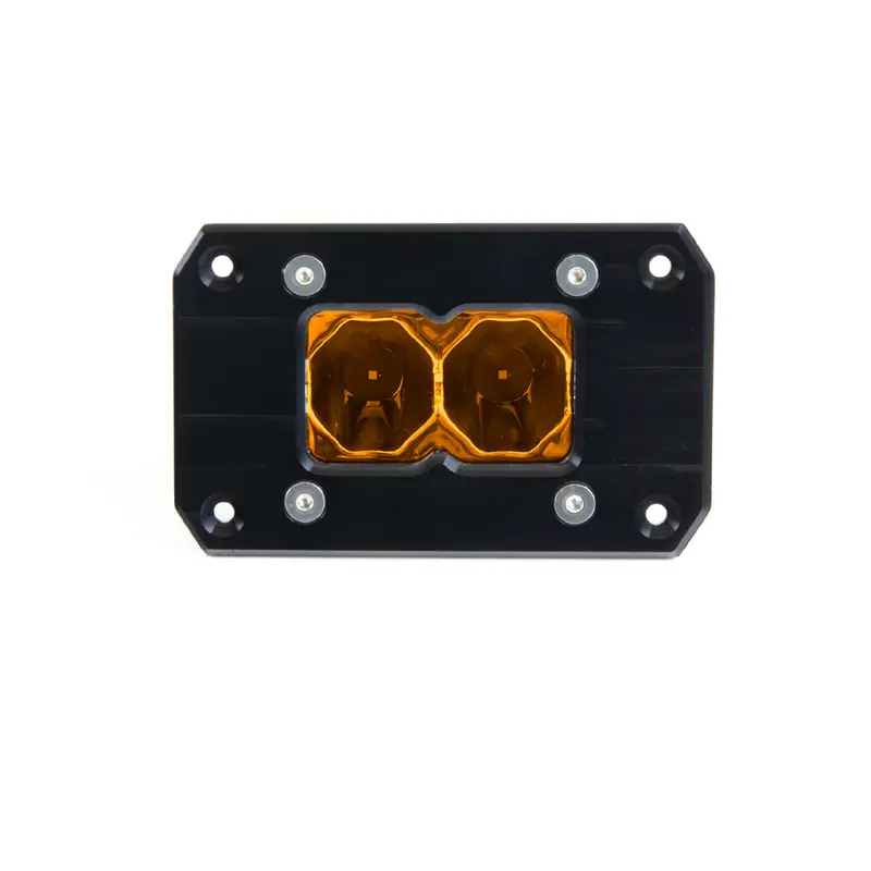 Heretic Studio Ba-2 Amber Flush-Mount Led Pod Light (Single) 1