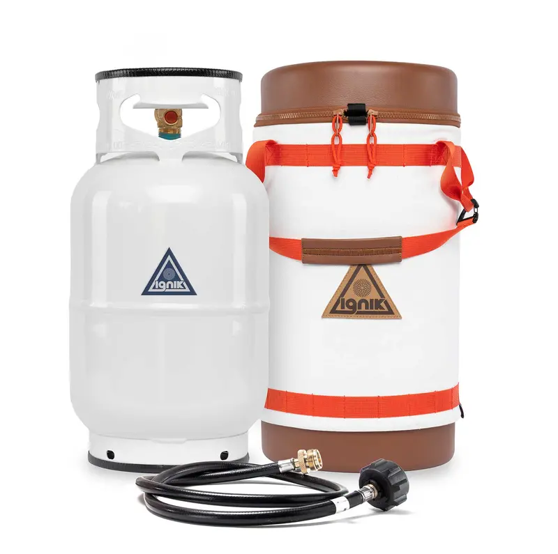 Ignik Outdoors Gas Growler X Deluxe – High-Capacity Propane Transfer System With Gauge 1