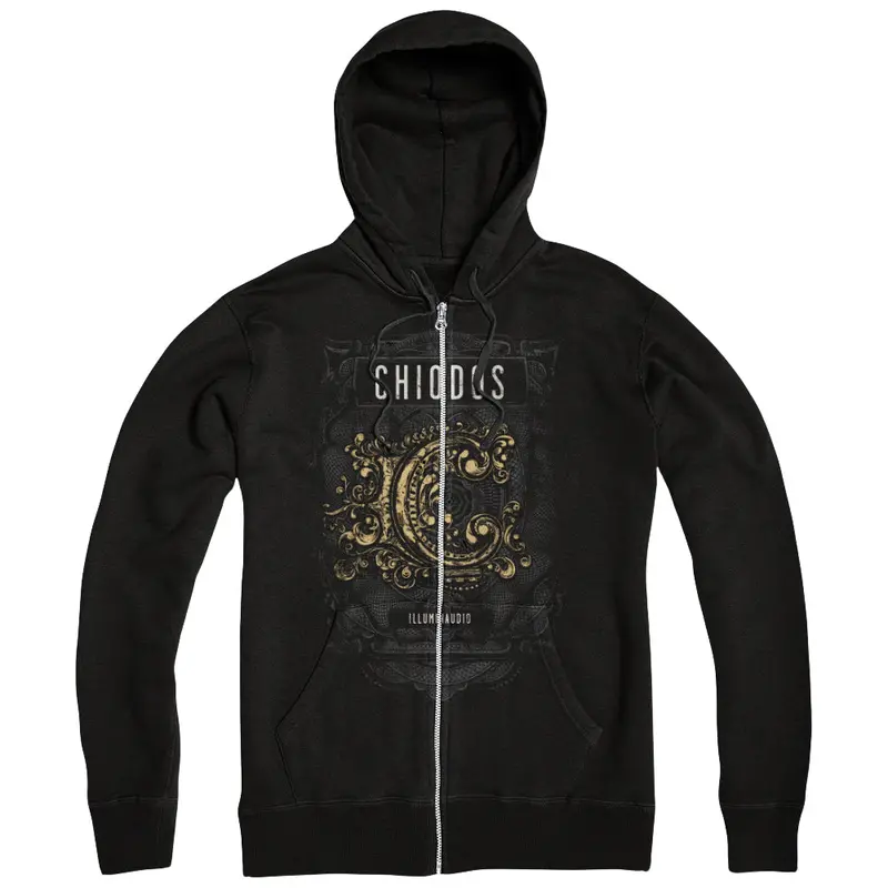 Illuminaudio Black Zip-Up Hoodie 1