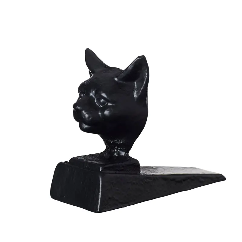 Jack The Cat Fabric Doorstop – 11.5X9X5.7 Cm Playful Home Accessory 1