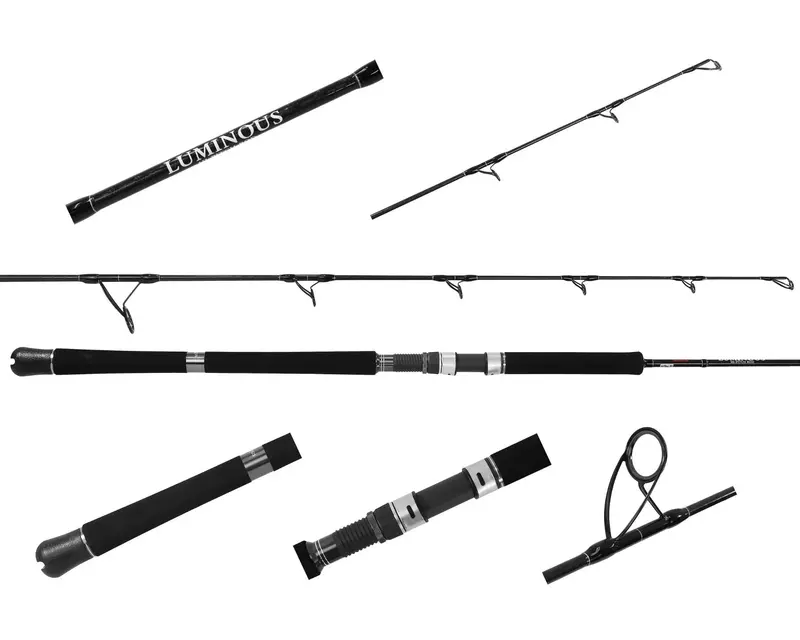 Jigging World Luminous Hi-Pitch Spinning Jigging Rod 1