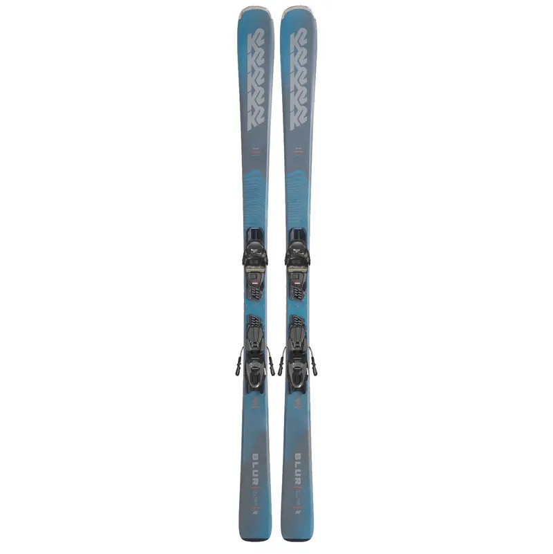 K2 Blur 76 Men'S Recreational Skis With Quikclik Bindings 1
