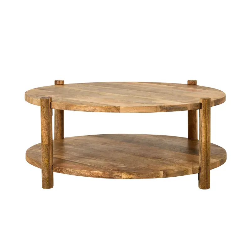 Karli Round Wooden Coffee Table 1