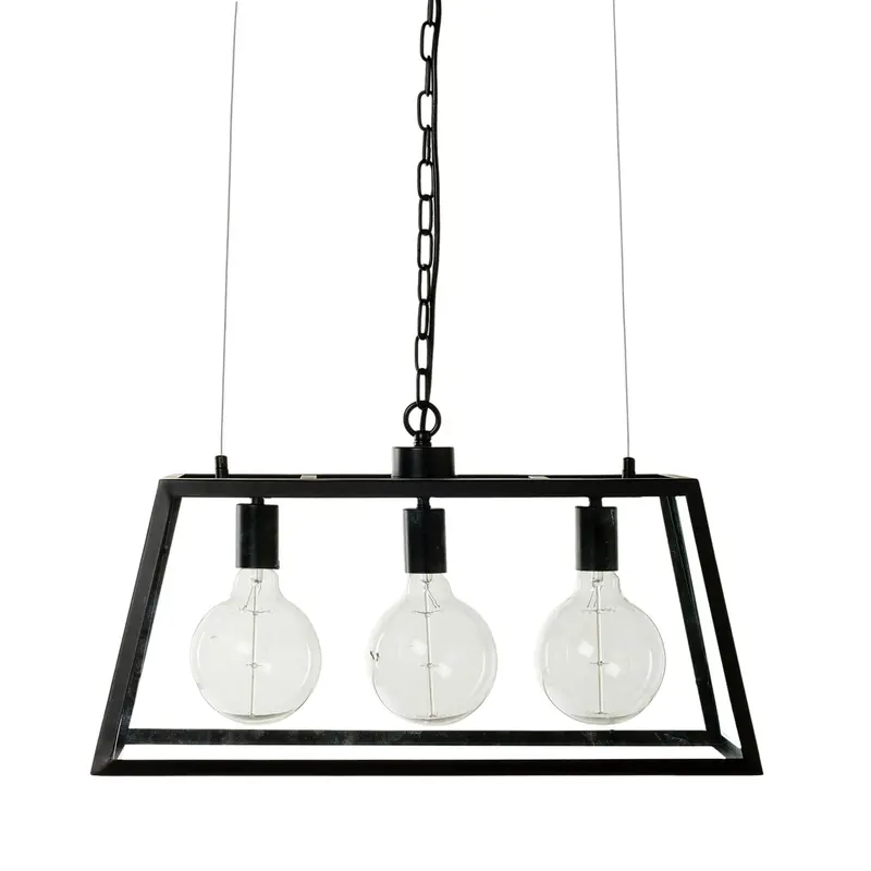 Karter Black 3-Light Cube Pendant – 30 X 61 Cm 1