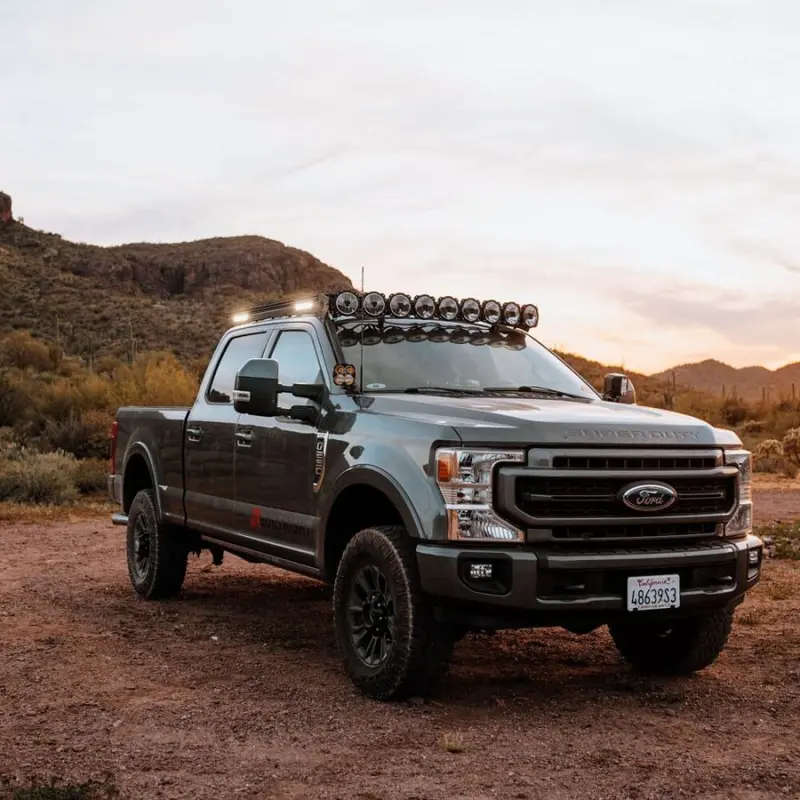Kc Hilites Platform One Roof Rack With 360° Lighting – Ford Super Duty (2017–2025) 1