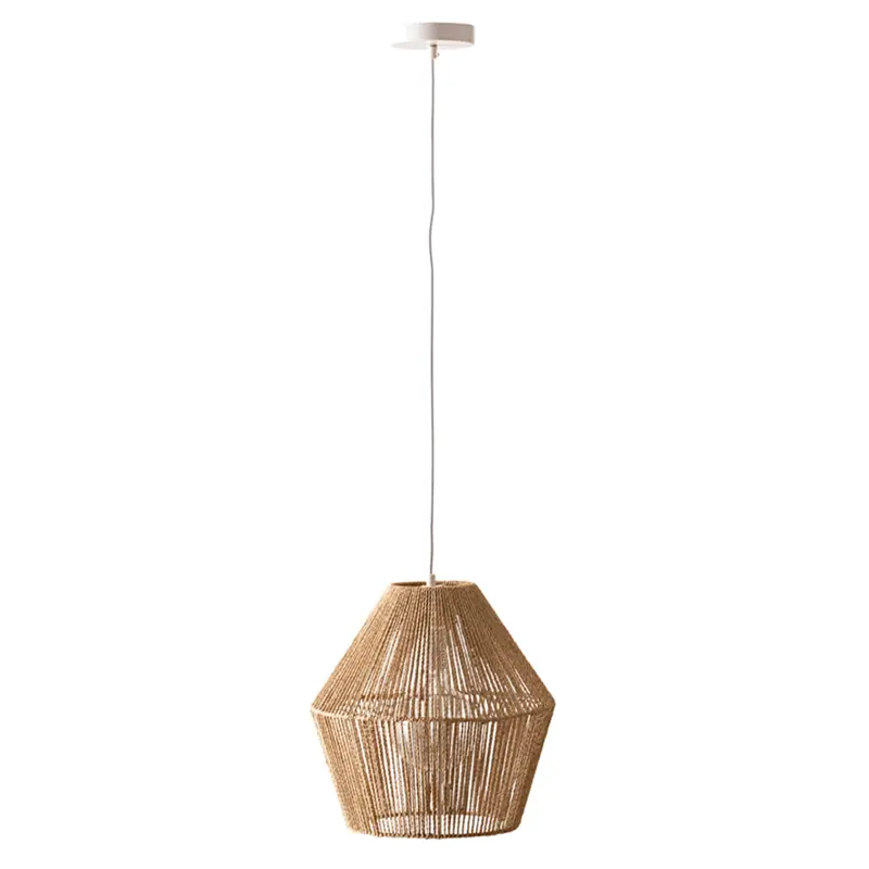 Koco Natural Rope Pendant Lamp – Handwoven 36X38Cm Organic Lighting 1
