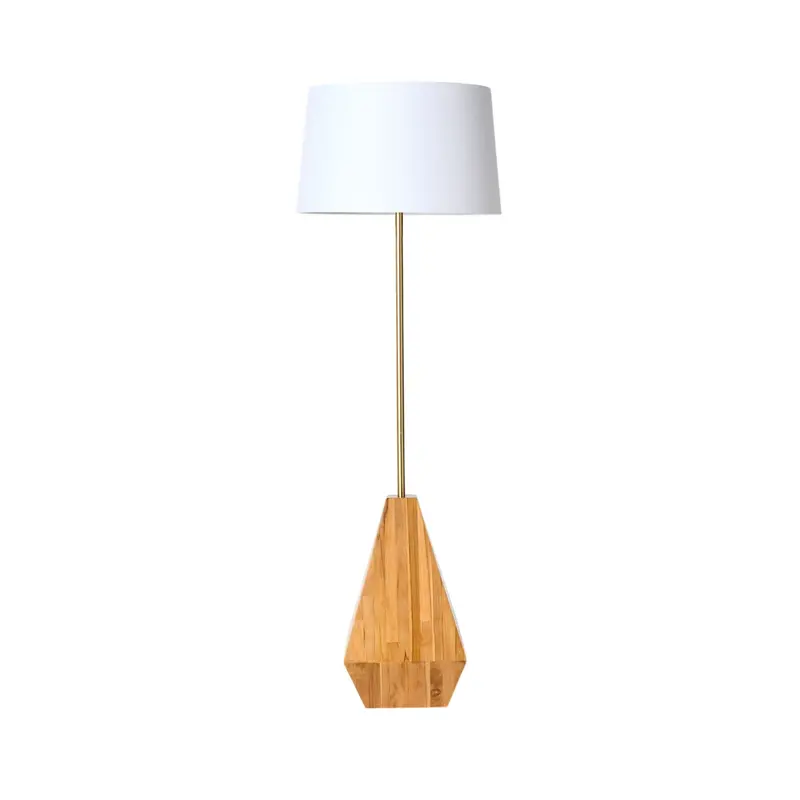 Leah Solid Wood Floor Lamp – 150Cm Modern Upright Design 1