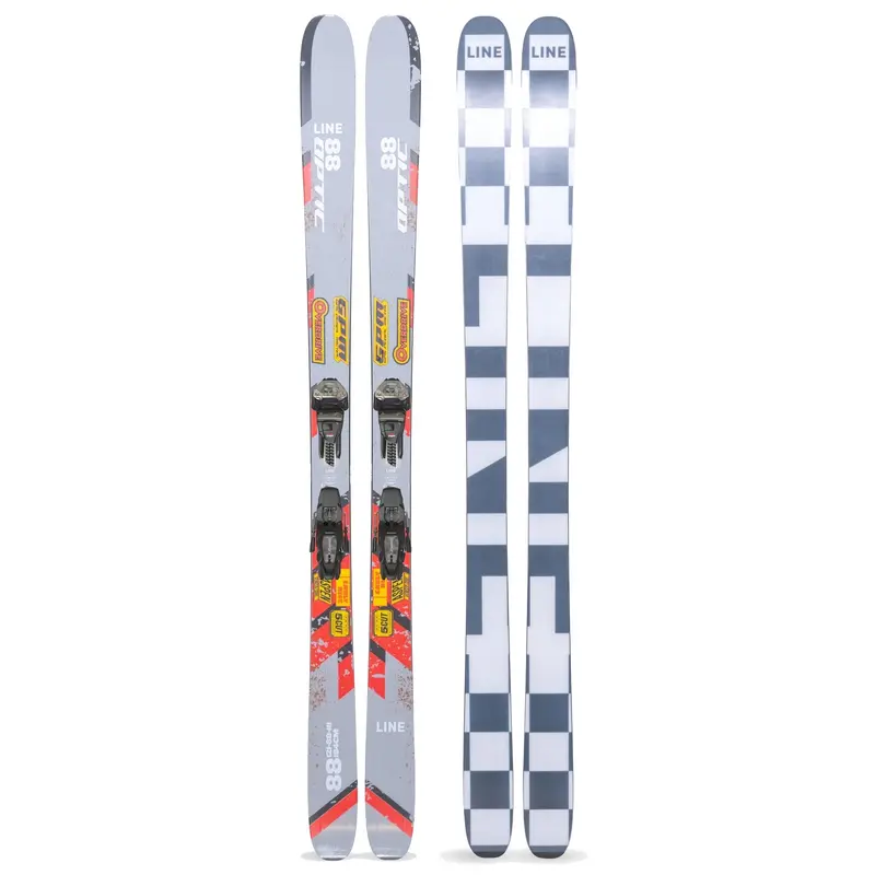 Line Optic 88 Freeride Skis With Quikclik Bindings 1