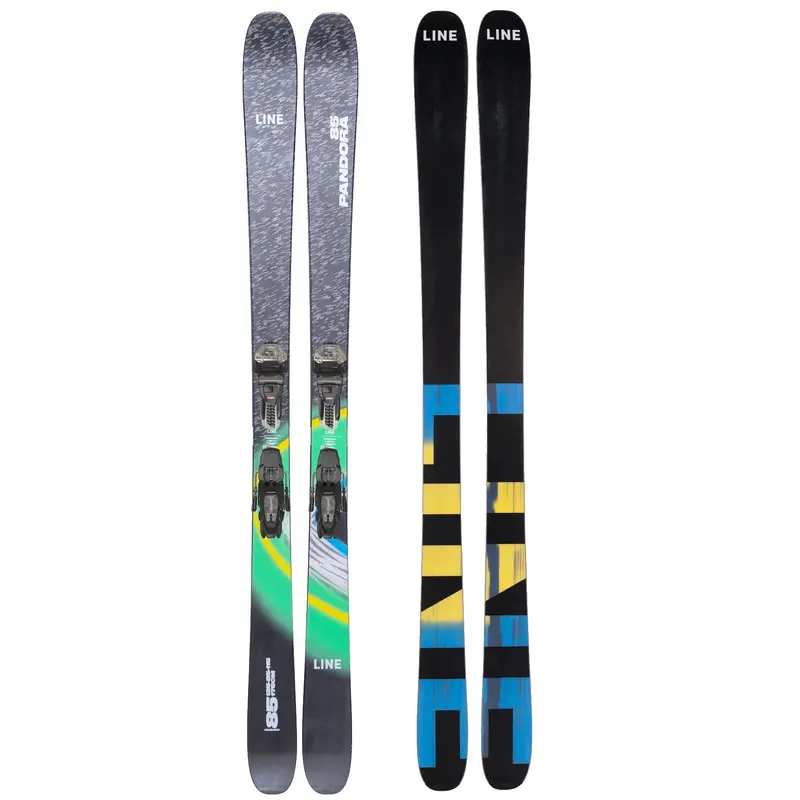 Line Pandora 85 All-Mountain Skis With Quikclik Bindings 1