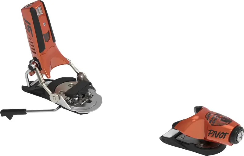 Look Pivot 2.0 15 Gripwalk Binding – B95 Orange Metallic Finish, 2025/2026 1