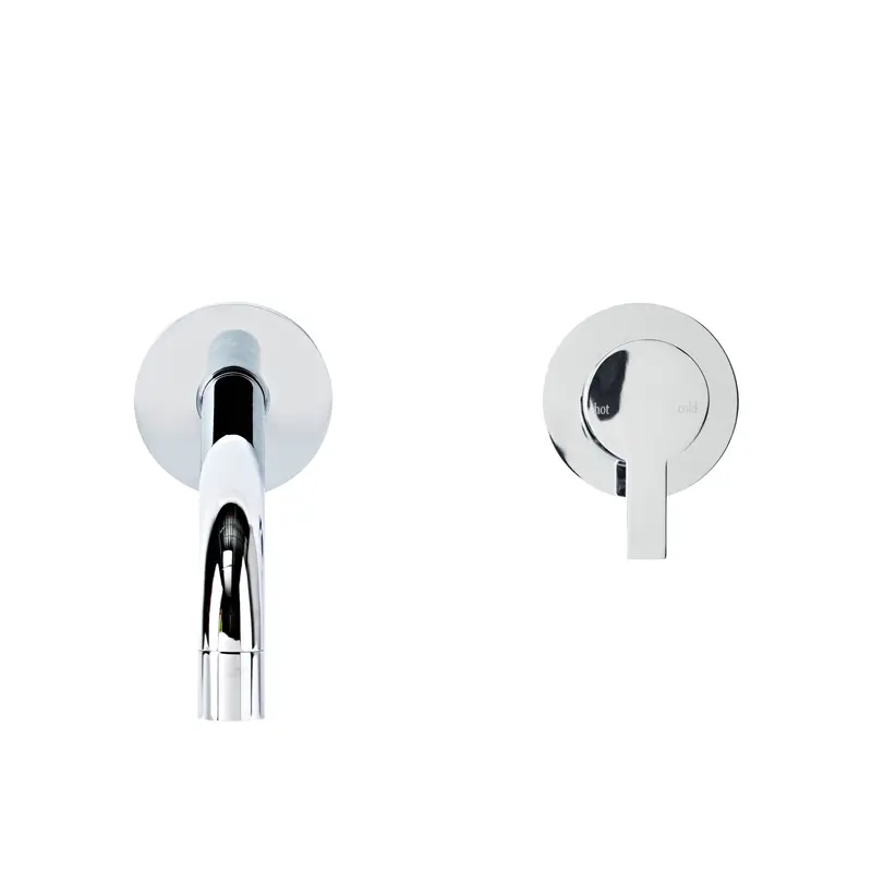 Malvern Wall-Mounted Basin & Bath Mixer Set – Chrome Finish 1