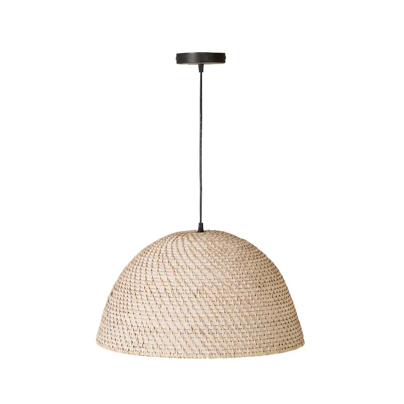 Marina Whitewash Rattan Pendant Light – 50 × 50 × 28 Cm 1