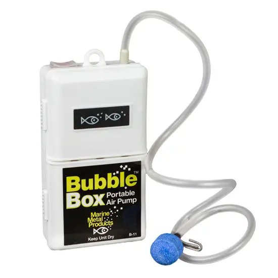 Marine Metal Products Bubble Box Battery-Powered Bait Aerator 1