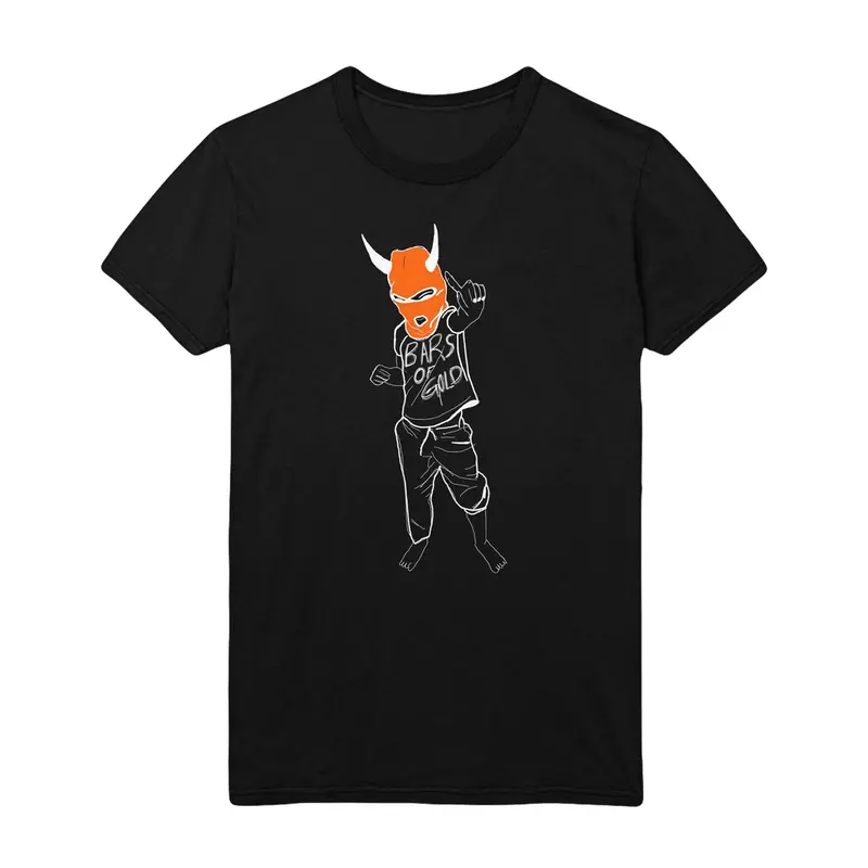 Mask Black Long-Sleeve T-Shirt 1