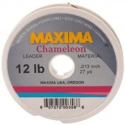 Maxima Chameleon Tippet – 25-Meter Spool 1