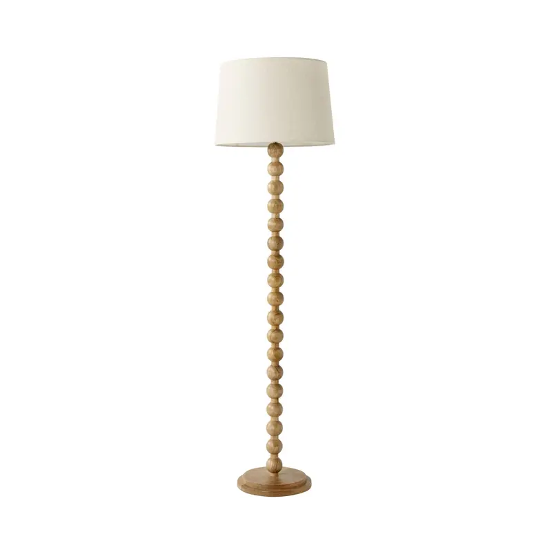 Melissa Natural Wood Floor Lamp – 162Cm Height 1