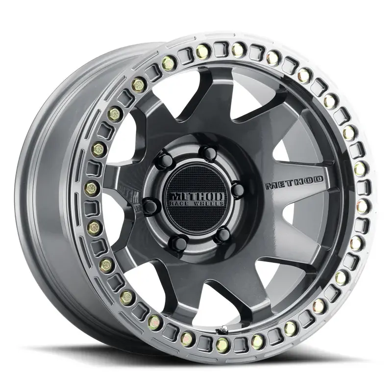 Method Race Wheels 108 Beadlock Wheel – Gloss Titanium Finish (Mr10879060844B) 1