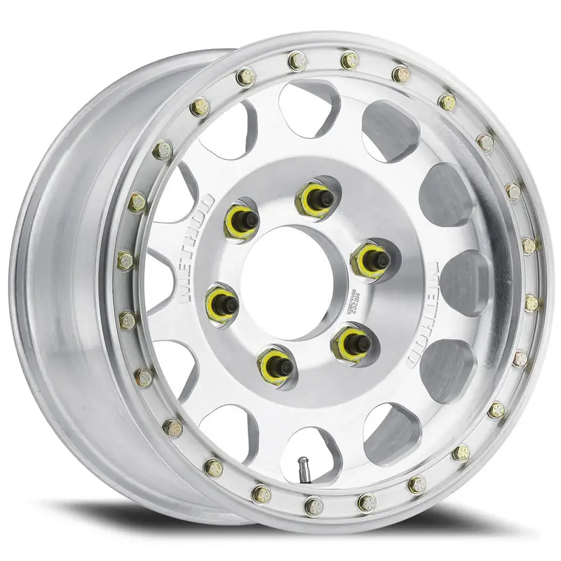 Method Race Wheels 202 Forged Beadlock Wheel – Machined Raw, Black Rim (Mr20279070312Bvr) 1