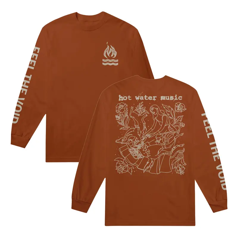 Monoline Texas Orange Long-Sleeve T-Shirt 1