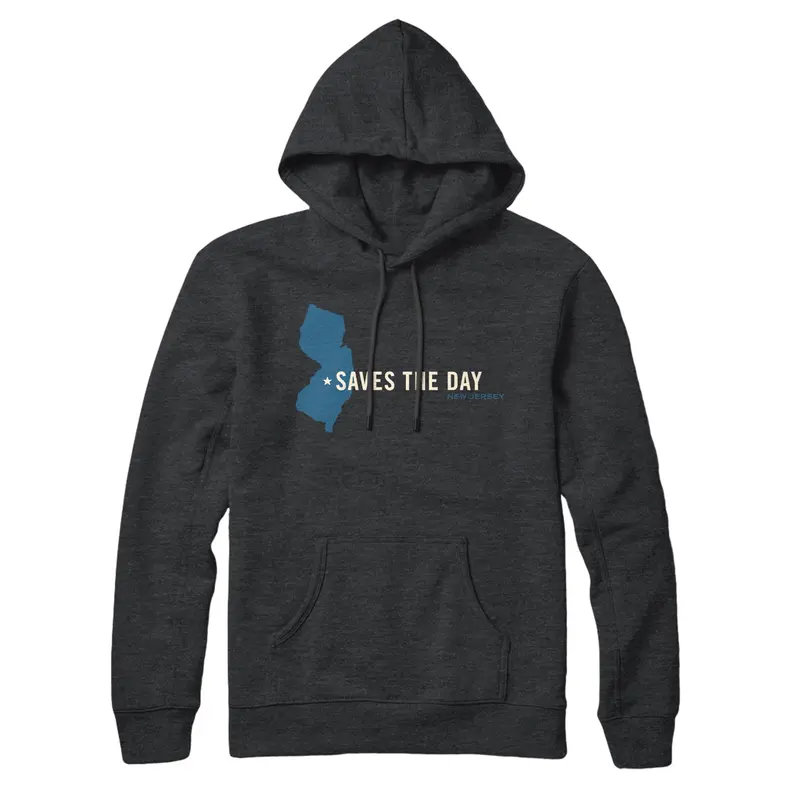 New Jersey – Charcoal Heather Pullover Sweatshirt 1
