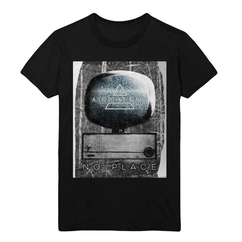 No Place – Black Graphic T-Shirt 1