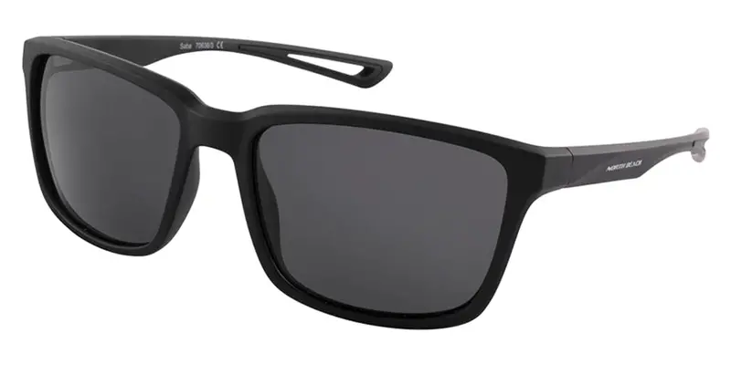 North Beach Saba Polarized Sunglasses – Smoke Lens, Matte Black Frame 1