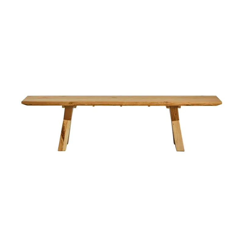 Oakdale Cross-Leg Dining Bench – Solid Timber Bench Seat 1