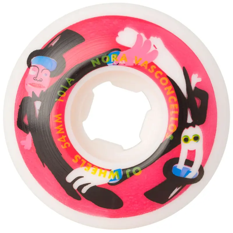 Oj Wheels Nora Vasconcellos X Alexis Elite Ez Edge 101A High-Performance Skateboard Wheels 1