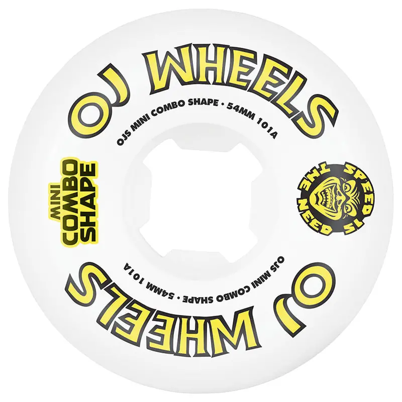 Oj Wheels Team Mini Combo 101A Skateboard Wheels (Set Of 4) 1