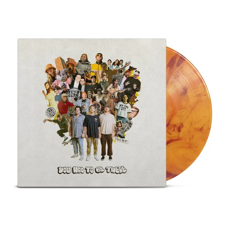 Orange And Ruby Marble Finish T-Shirt — 'You Had To Be There' (250 Copies) 1