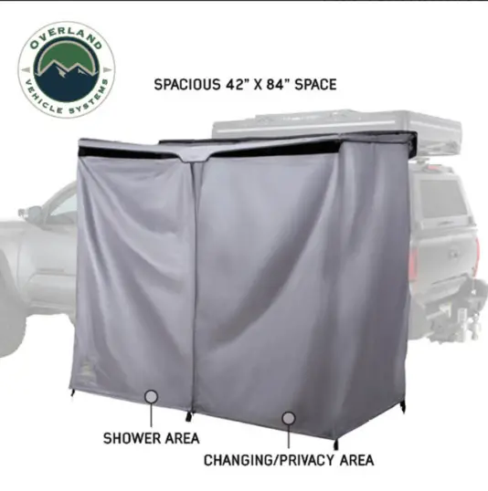 Overland Vehicle Systems Hd Nomadic Car-Side Shower & Privacy Shelter – 2-Person, Rapid-Deploy System (18199910) 1