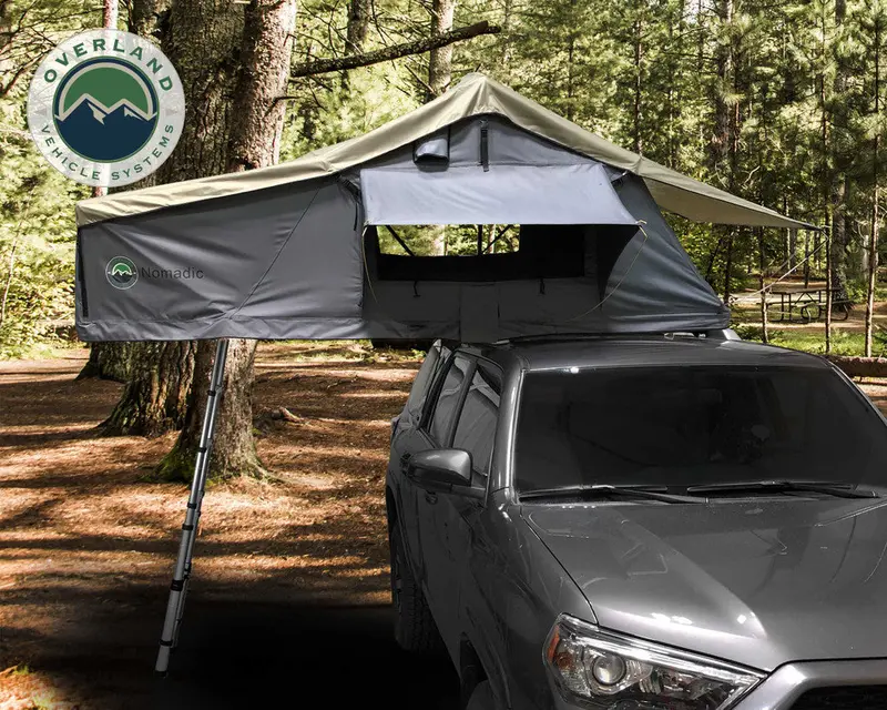 Overland Vehicle Systems Nomadic 2 Extended Rooftop Tent – Dark Gray (Model 18329936) 1
