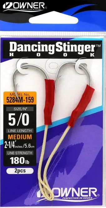 Owner Dancing Stinger Hooks – Dual-Hook Rigging Solution For Swimbaits & Large Lures (Model 5284) 1