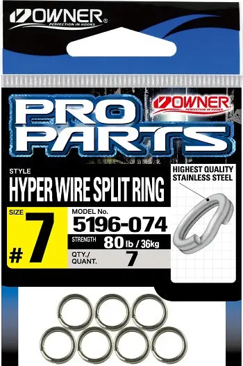 Owner Hyper Wire Split Rings – Ultra-Strong Corrosion-Resistant Split Rings (Model 5196)