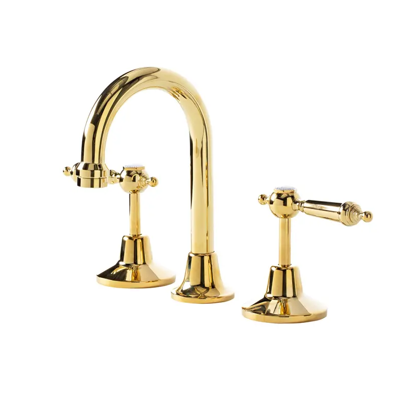 Oxford Pvd-Coated Lever Basin Faucet Set 1