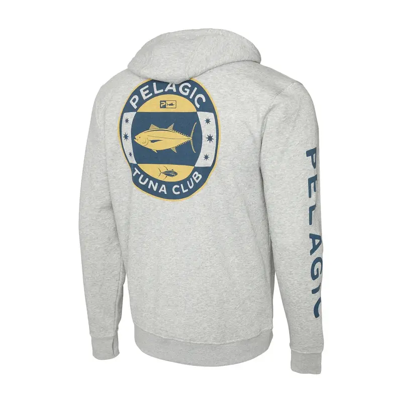 Pelagic Osborn Tuna Club Pullover Hoodie – Premium Fleece, Nautical-Themed Casual Layer 1