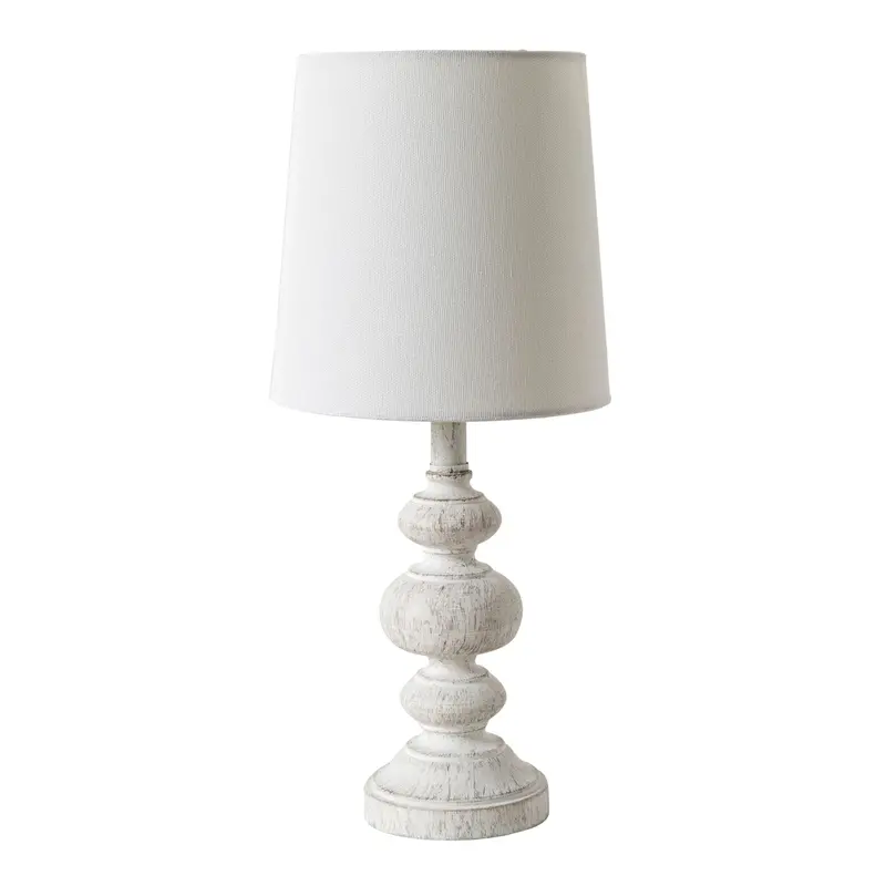 Peta Minimalist White Ceramic Table Lamp – 40Cm 1