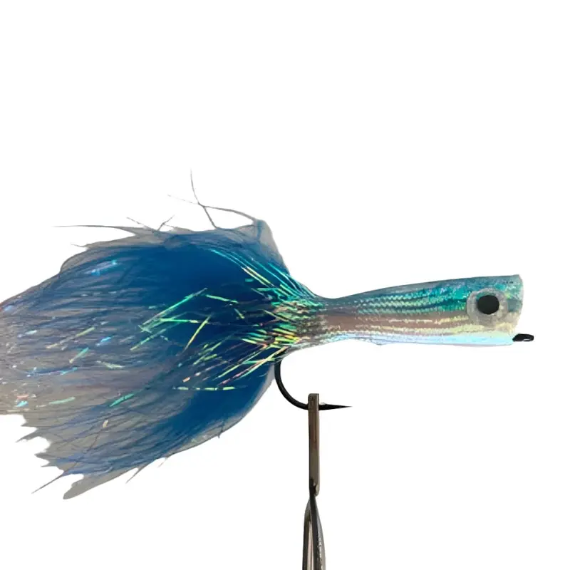 Pisces Crystal Popper – Topwater Fly With Crisp Popping Action & Reflective Body 1