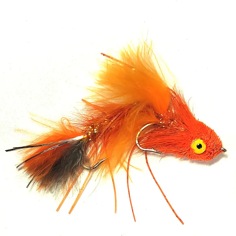 Pisces Procreation Dungeon Crawfish – Orange Fly Pattern 1