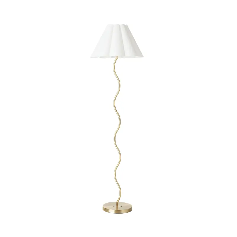 Pleated Fabric Floor Lamp – Sammi Style, 153 Cm Tall 1